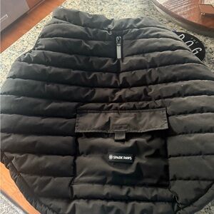 Spark Paws Black Quilted Dog Jacket,3xl, NWOT